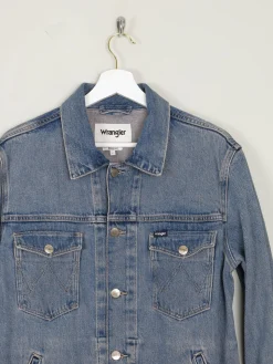 Men's Vintage Blue Denim Jacket Wrangler L