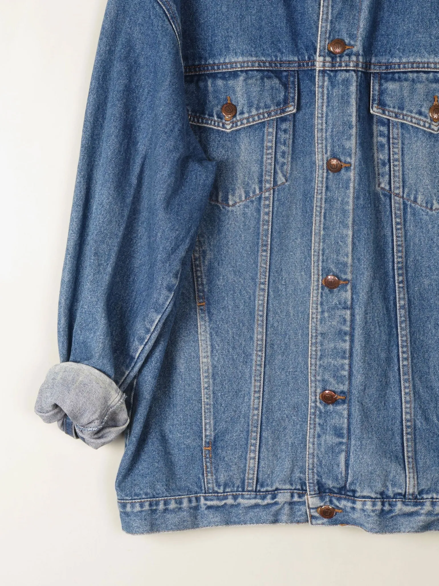Men's Vintage Blue Denim Jacket L/XL