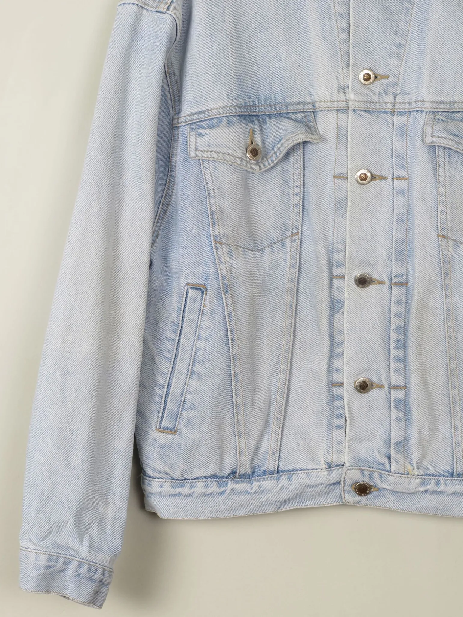 Men's Vintage Blue Denim Jacket L