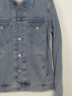 Men's Vintage Blue Denim Jacket Wrangler L