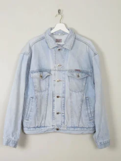 Men's Vintage Blue Denim Jacket L
