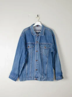 Men's Vintage Blue Denim Jacket L/XL