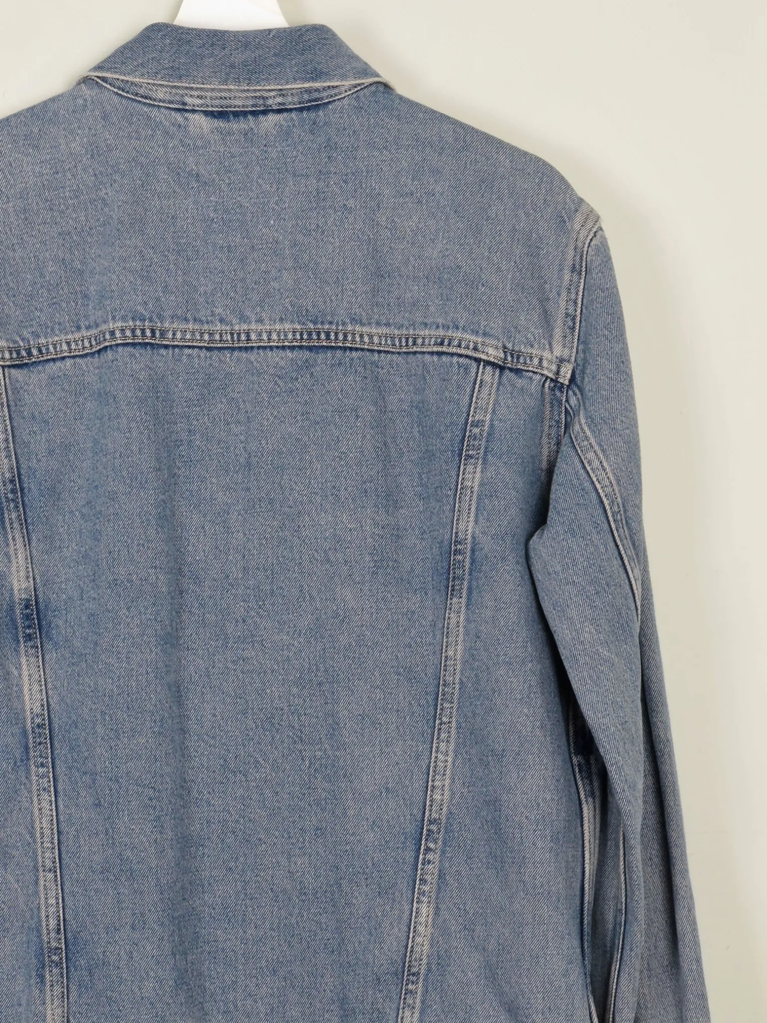 Men's Vintage Blue Denim Jacket Wrangler L