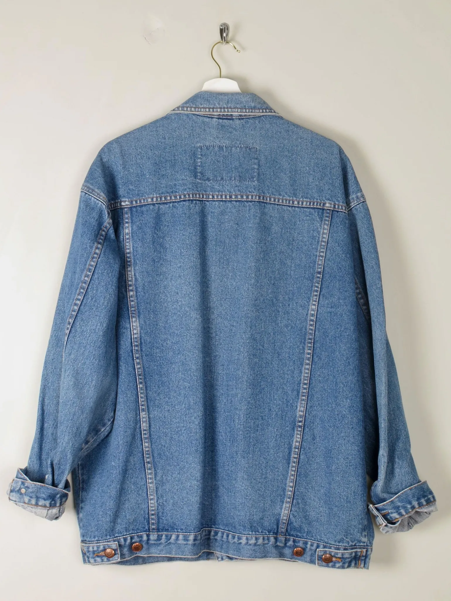 Men's Vintage Blue Denim Jacket L/XL