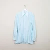 Men's Vintage Blue Embroidered Shirt S/M
