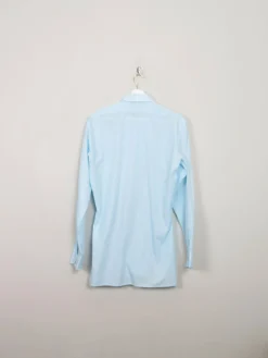 Men's Vintage Blue Embroidered Shirt S/M
