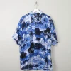 Men's Vintage Blue Hawaiian Shirt XL
