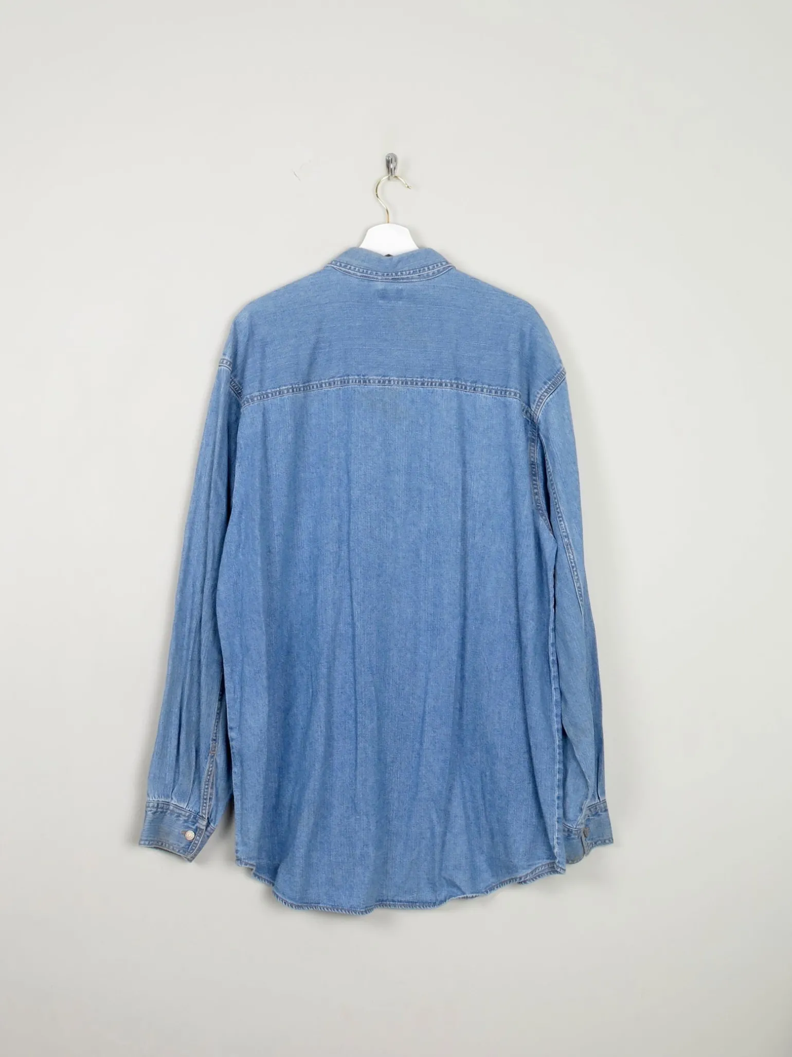 Men's Vintage Blue Levi's Denim Shirt Oversized L