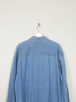 Men's Vintage Blue Levi's Denim Shirt Oversized L
