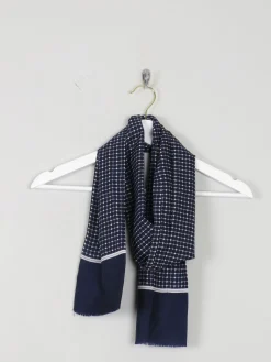 Men's Vintage Blue Scarf