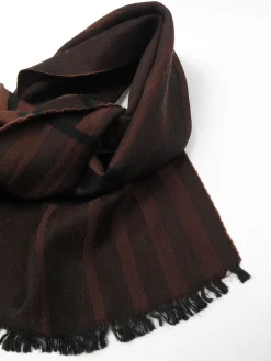 Men's Vintage Brown & Rust Scarf