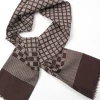 Men’s Vintage Brown Printed Vintage Scarf