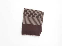 Men’s Vintage Brown Printed Vintage Scarf