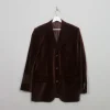 Men's Vintage Brown Velvet Jacket 40"