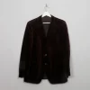 Men's Vintage Brown Velvet Jacket 38"