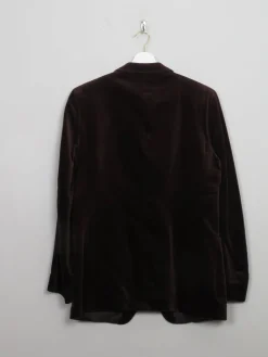 Men's Vintage Brown Velvet Jacket 40