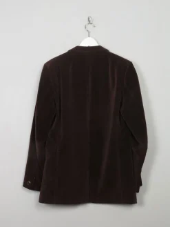 Men's Vintage Brown Velvet Jacket 40