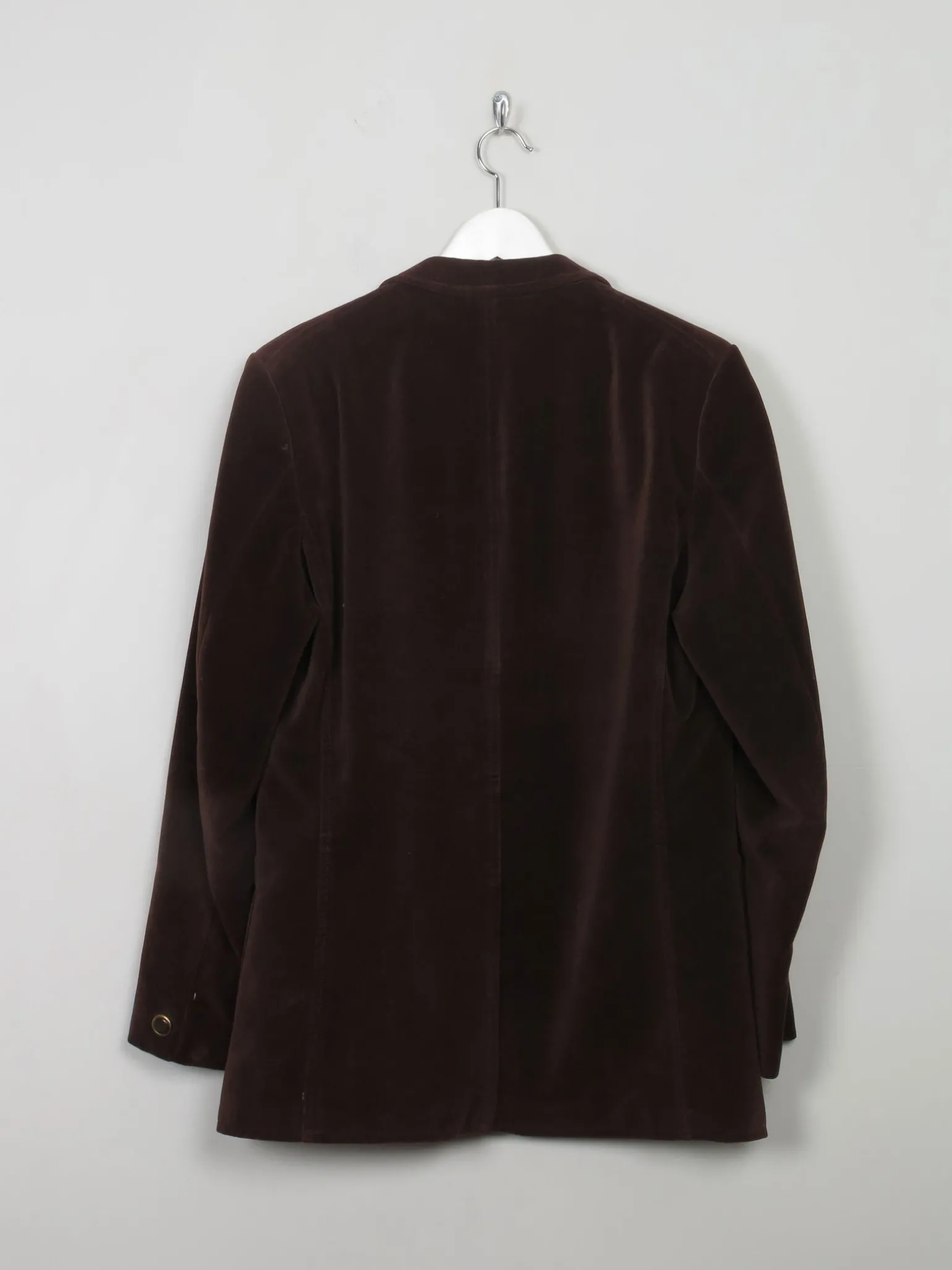 Men's Vintage Brown Velvet Jacket 40"