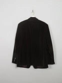 Men's Vintage Brown Velvet Jacket L