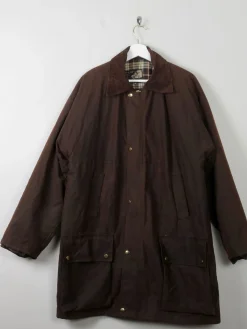 Men's Vintage Brown Wax Jacket L