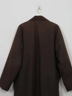 Men's Vintage Brown Wax Short Coat L/XL