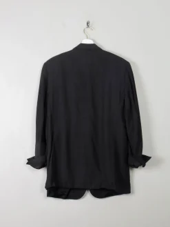 Men's Vintage Burberry Linen Jacket Navy M 42