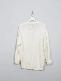 Men's Vintage Cable-Knit Cardigan L