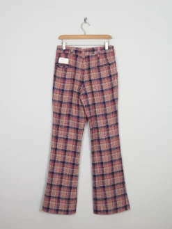 Men's Vintage Check Dead-stock  Trousers 31