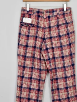 Men's Vintage Check Dead-stock  Trousers 31