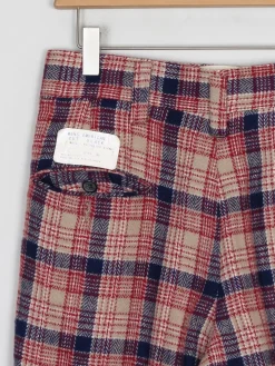 Men's Vintage Check Dead-stock  Trousers 31