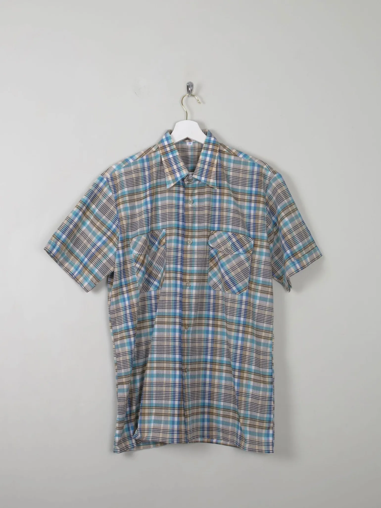 Men's Vintage Check Shirt L
