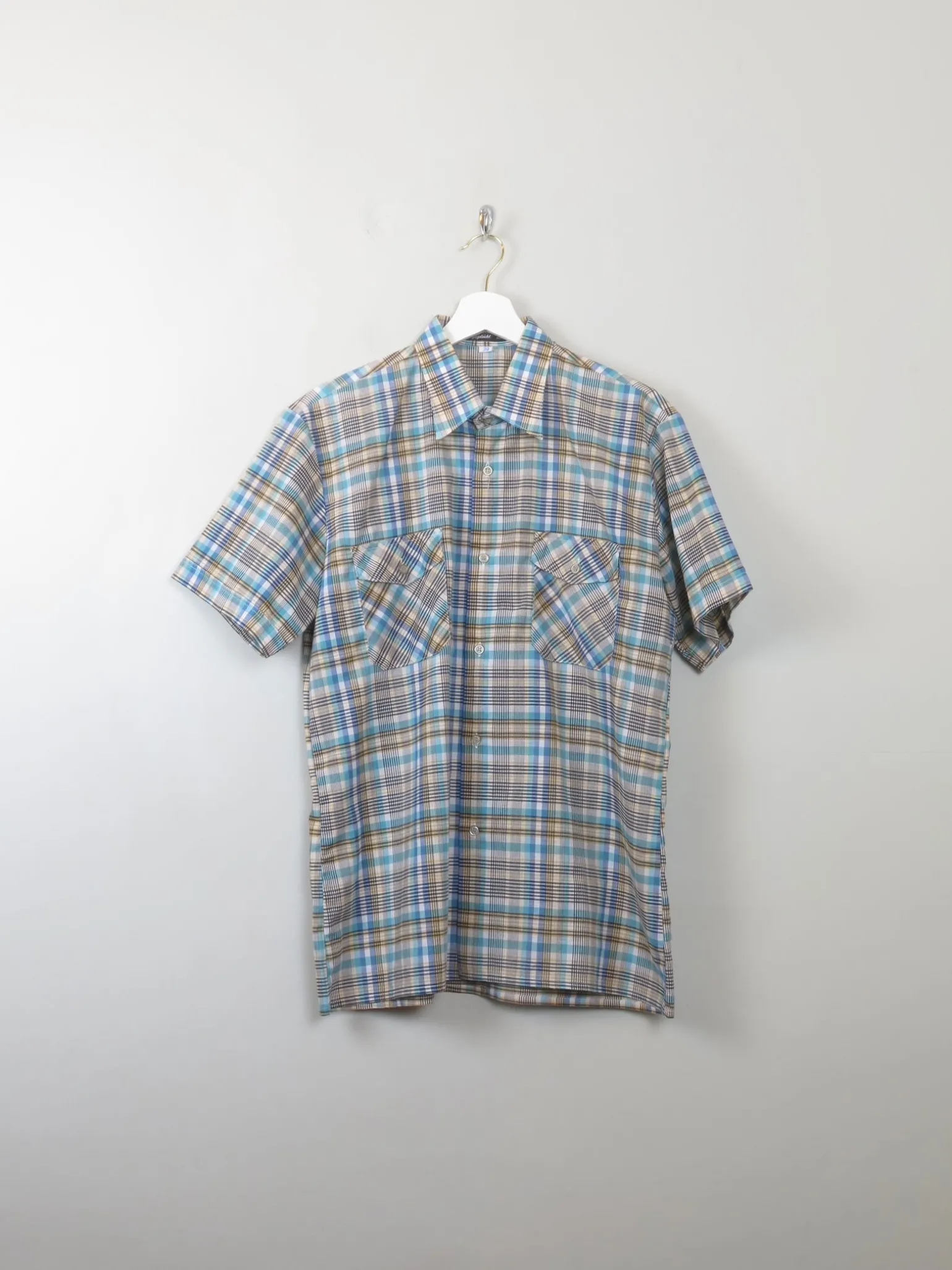 Men's Vintage Check Shirt M