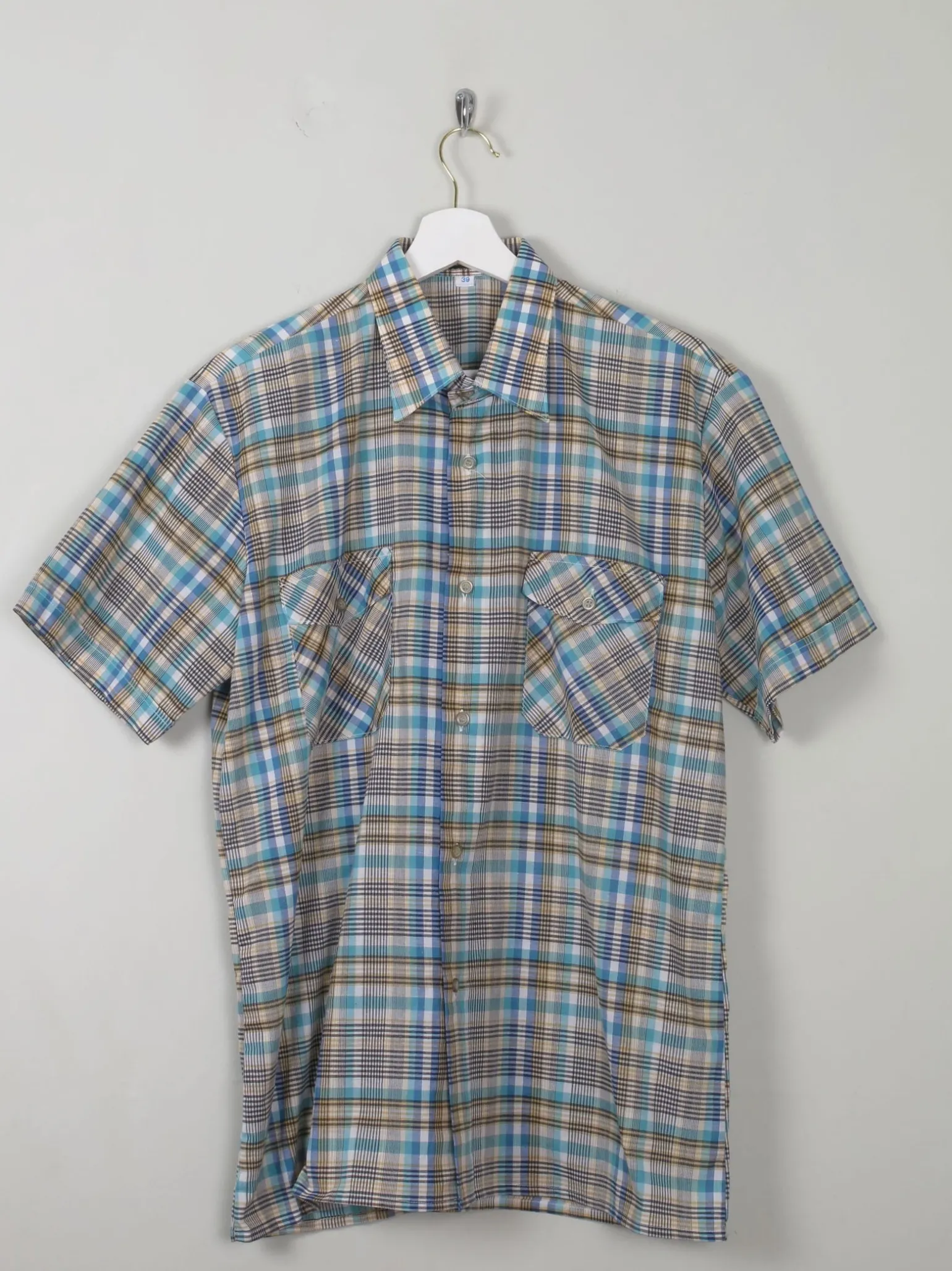 Men's Vintage Check Shirt L