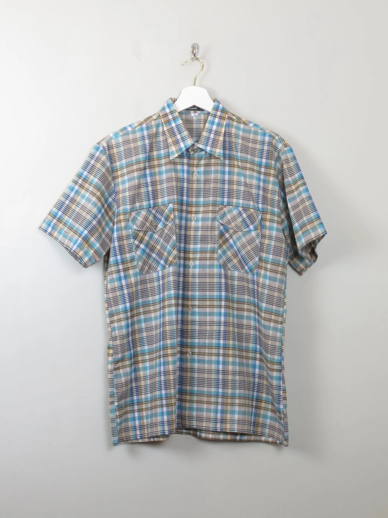 Men's Vintage Check Shirt M
