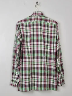 Men's Vintage Check Shirt 70s M