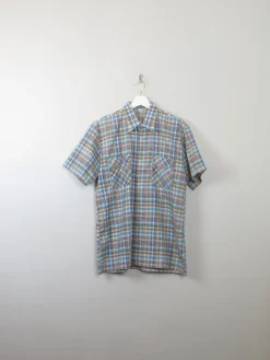 Men's Vintage Check Shirt M