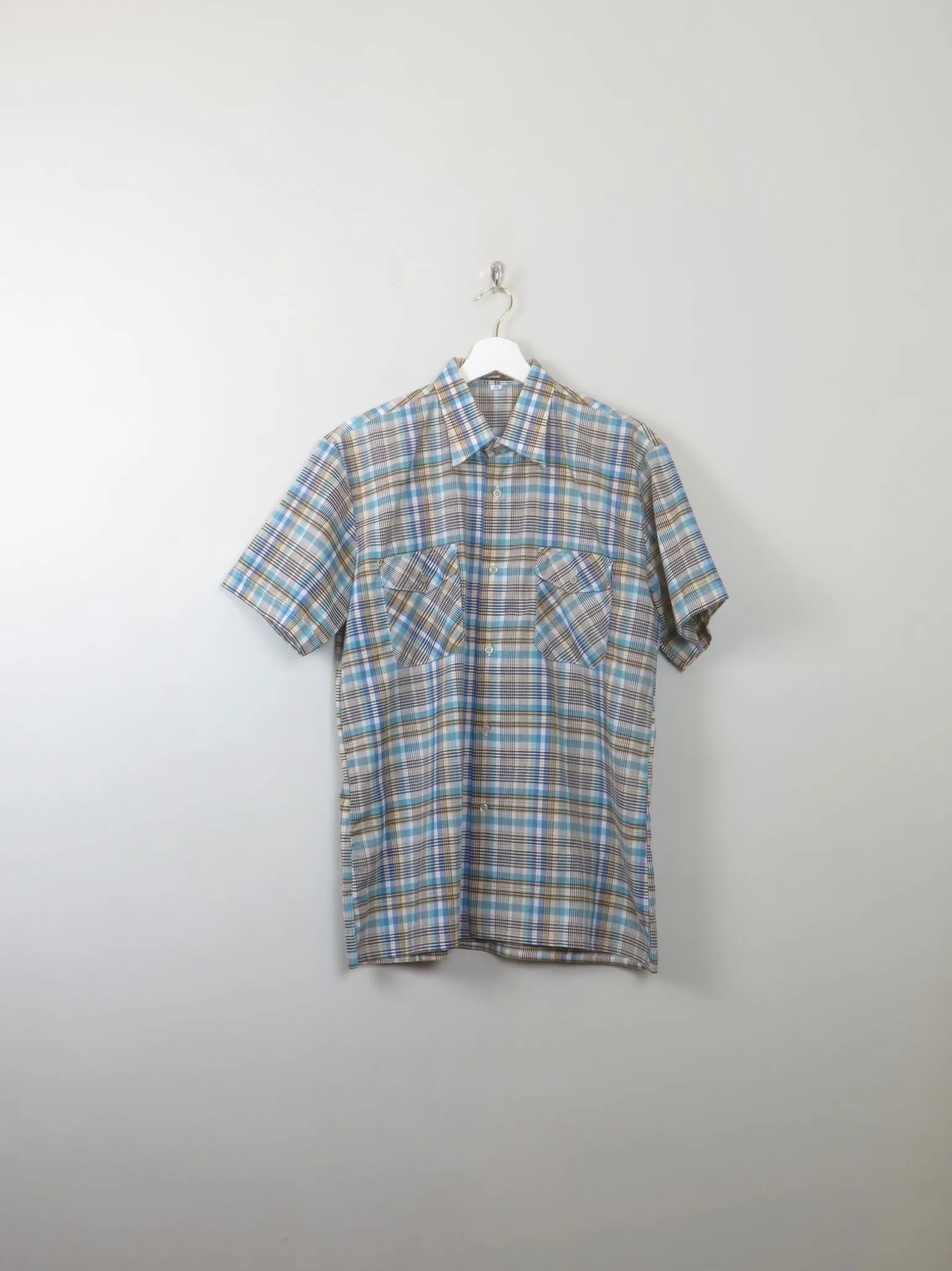Men's Vintage Check Shirt M