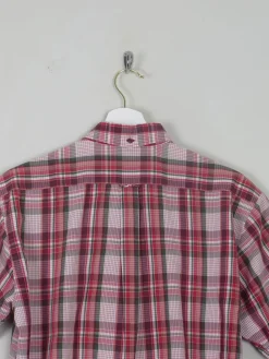 Men's Vintage Check Short Sleeved Shirt L