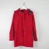 Mens Vintage Cherry Red Short Parka Jacket M/L Eddie Beaver