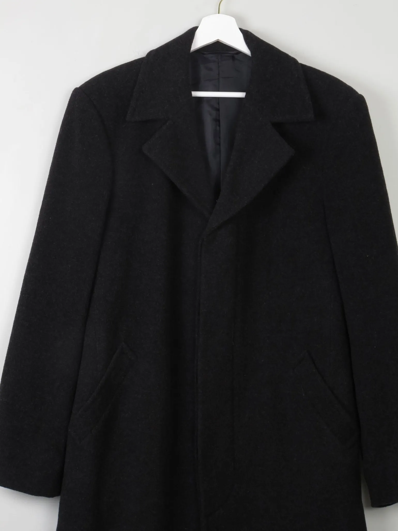 Men's Vintage Coat Dark Grey M
