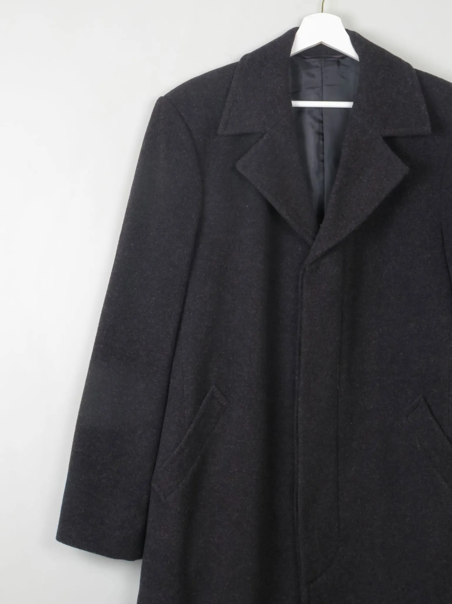 Men's Vintage Coat Dark Grey M