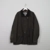 Men's Vintage Crane Green Wax Jacket L/XL