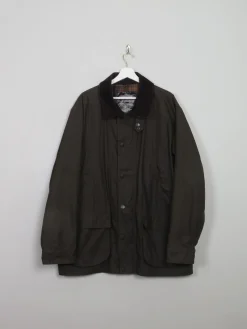 Men's Vintage Crane Green Wax Jacket L/XL