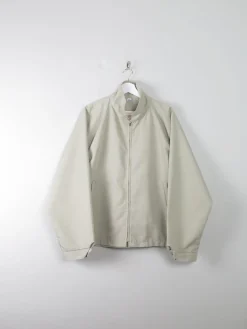 Men's Vintage Cream Harrington Jacket XL