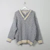 Men's Vintage Danish Jumper V Neck M/L