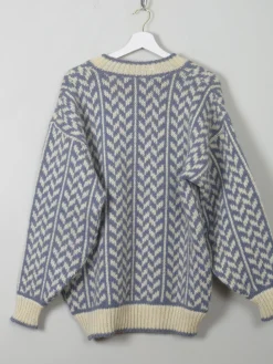 Men's Vintage Danish Jumper V Neck M/L