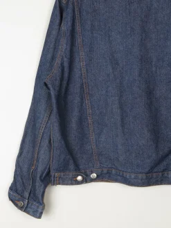 Men's Vintage Dark Blue Denim Jacket M/L