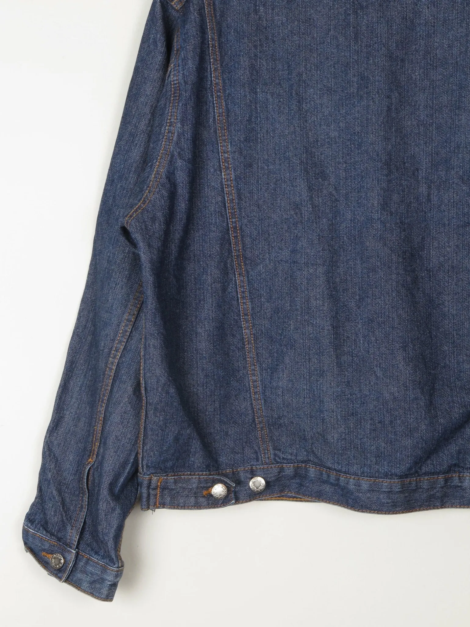 Men's Vintage Dark Blue Denim Jacket M/L