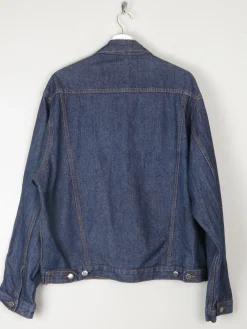 Men's Vintage Dark Blue Denim Jacket M/L