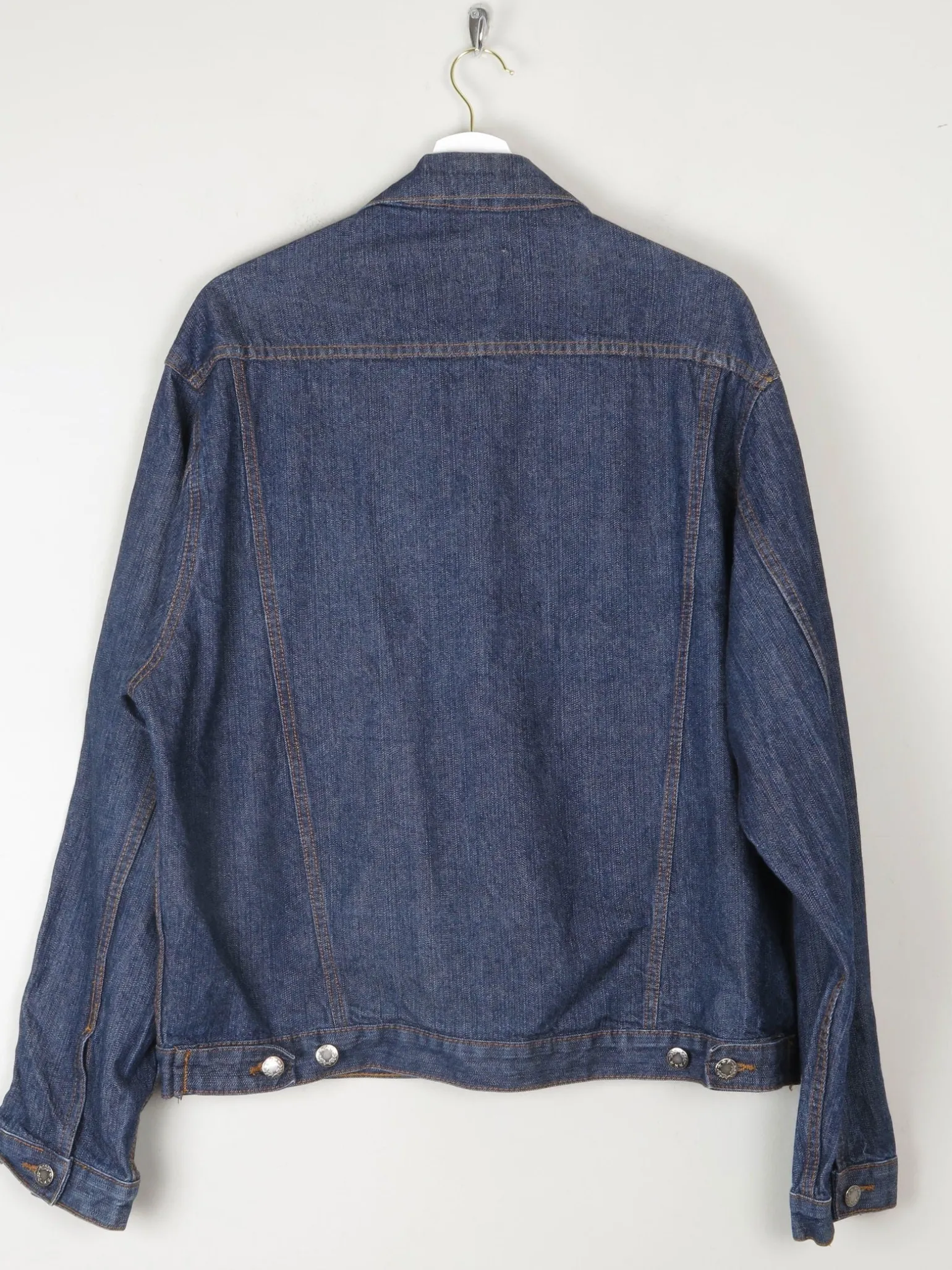 Men's Vintage Dark Blue Denim Jacket M/L